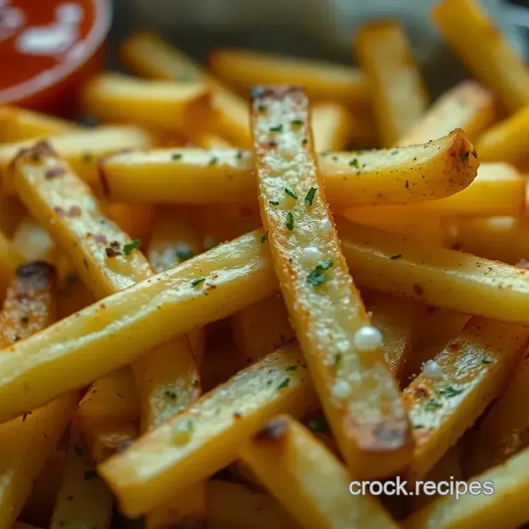 Crispy Homemade Baked Fries: Perfectly Seasoned and Guilt-Free!