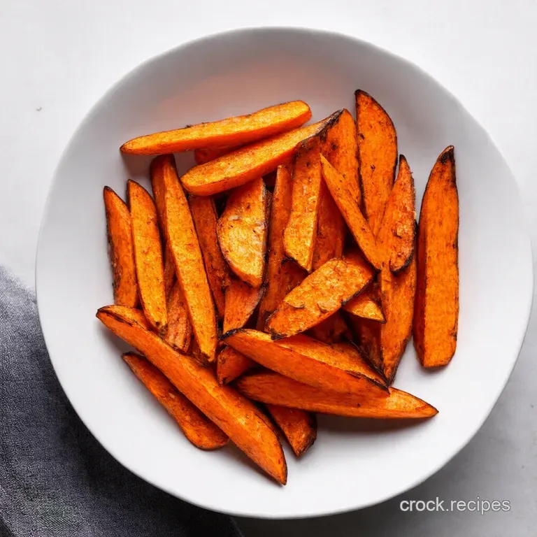 Crispy n Spicy Sweet Potato Wedges Better Than Chips