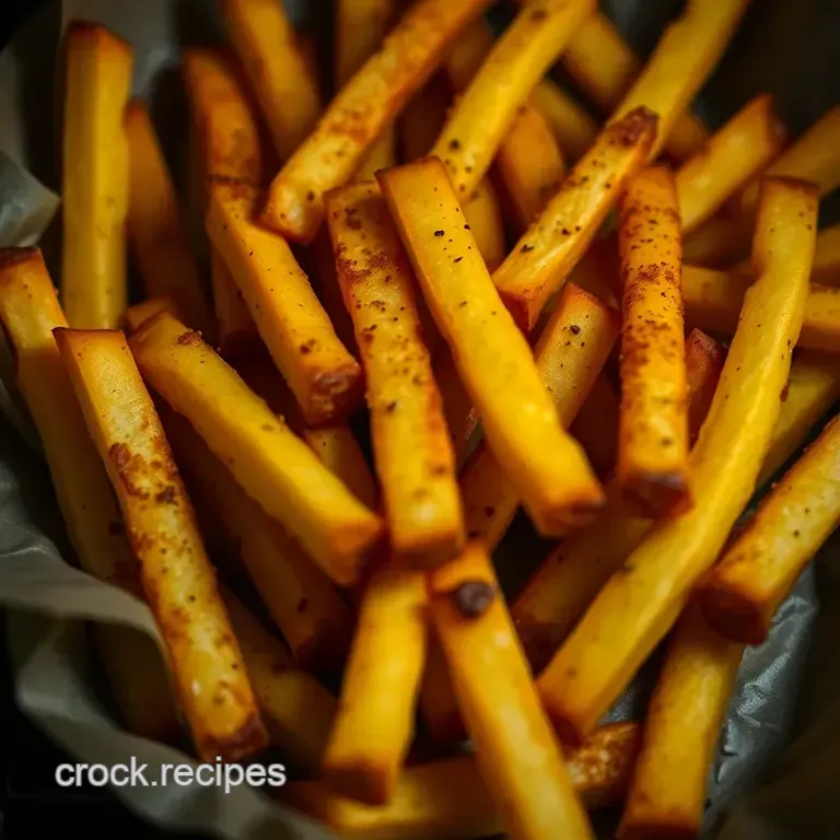 Crispy Oven-Baked French Fries: A Taste of Perfect Simplicity presentation