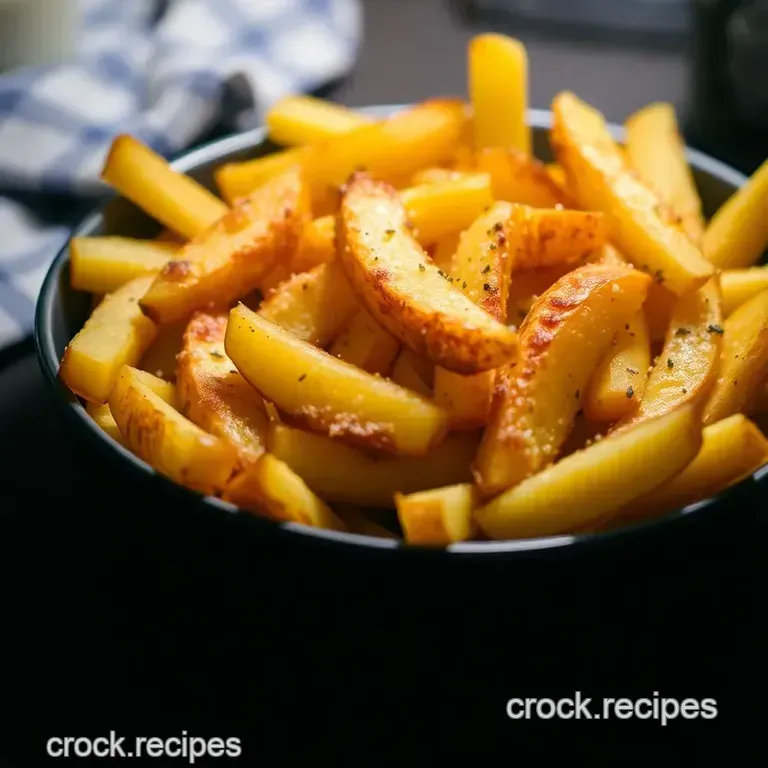 Crispy Oven Fries: the Perfect Golden Snack presentation