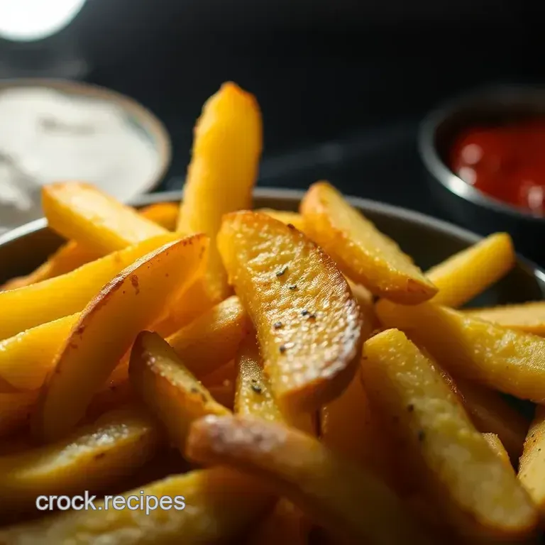 Crispy Oven Fries: The Perfect Golden Snack