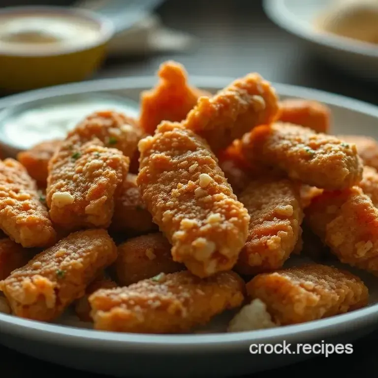 Crispy Perdue Chicken Strips with Honey Mustard Dipping Sauce