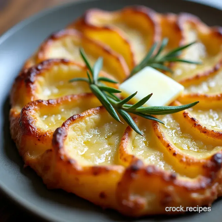 The Crispiest Pommes Anna Layered Potato Galette with Brown Butter and Rosemary