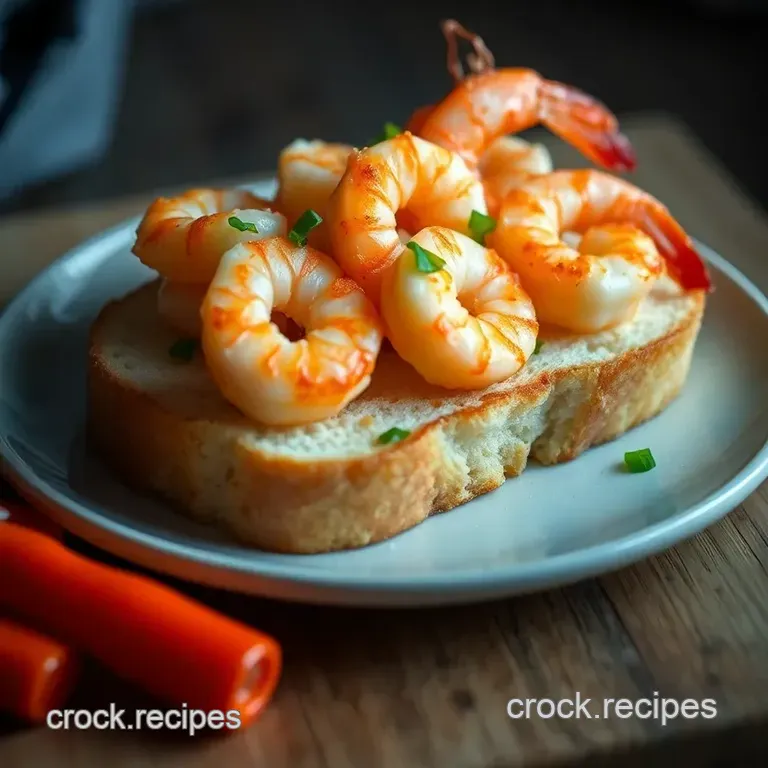 Crispy Shrimp Toast Bites presentation