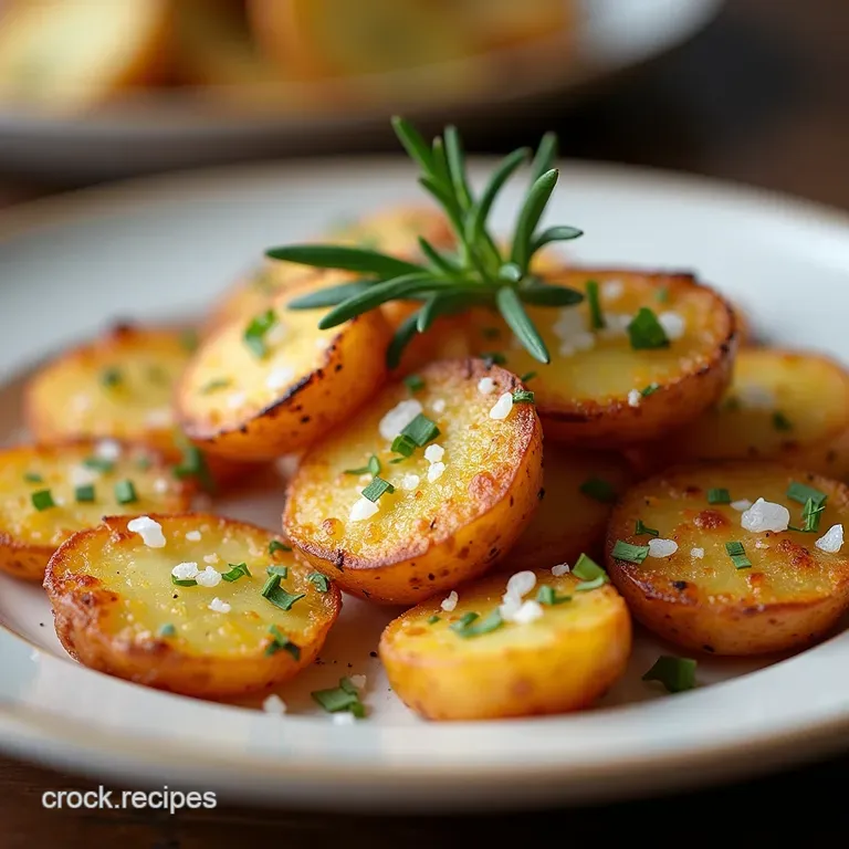 The Ultimate Crispy Smashed Potatoes with Rosemary Sea Salt