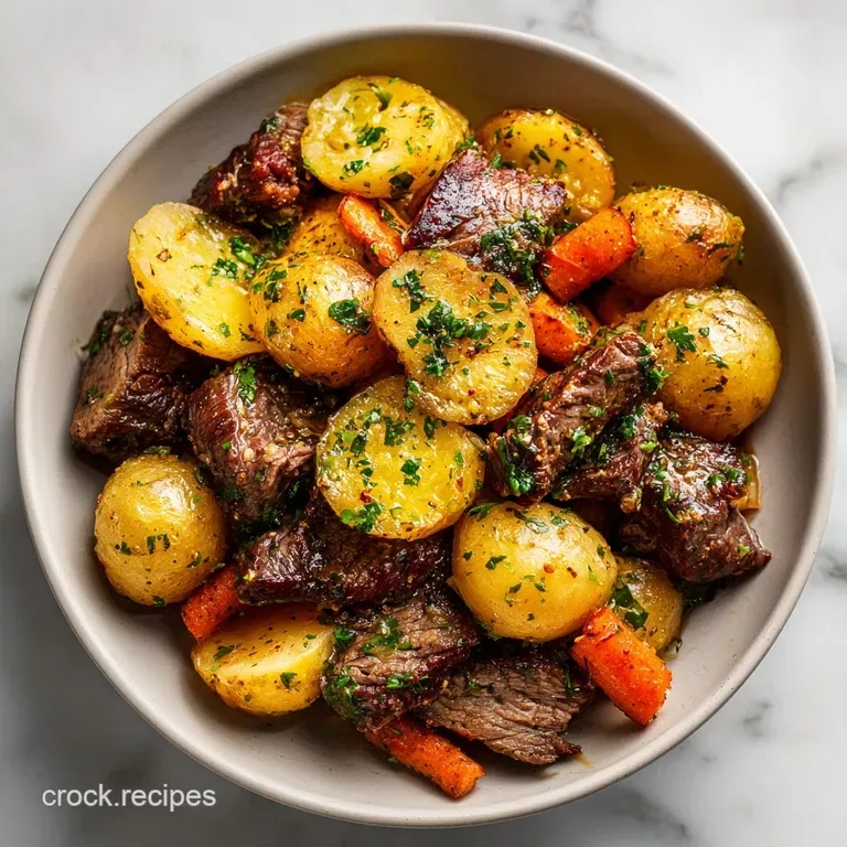 Crock Pot Meal with Beef and Potatoes