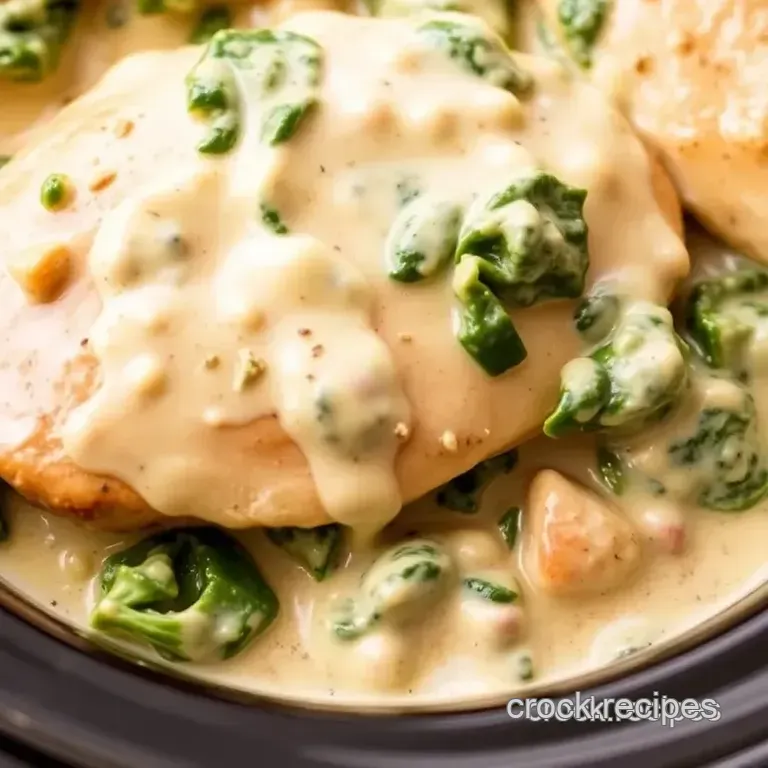 Marry Me Chicken Crock Pot presentation