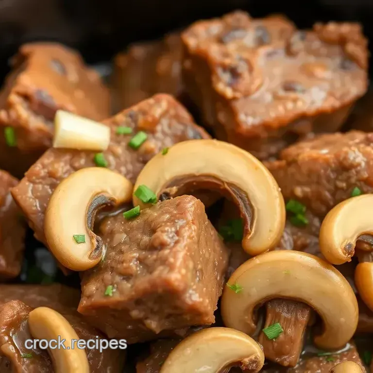 Crock Pot Cube Steak with Tender Mushrooms: A Comfort Food Classic