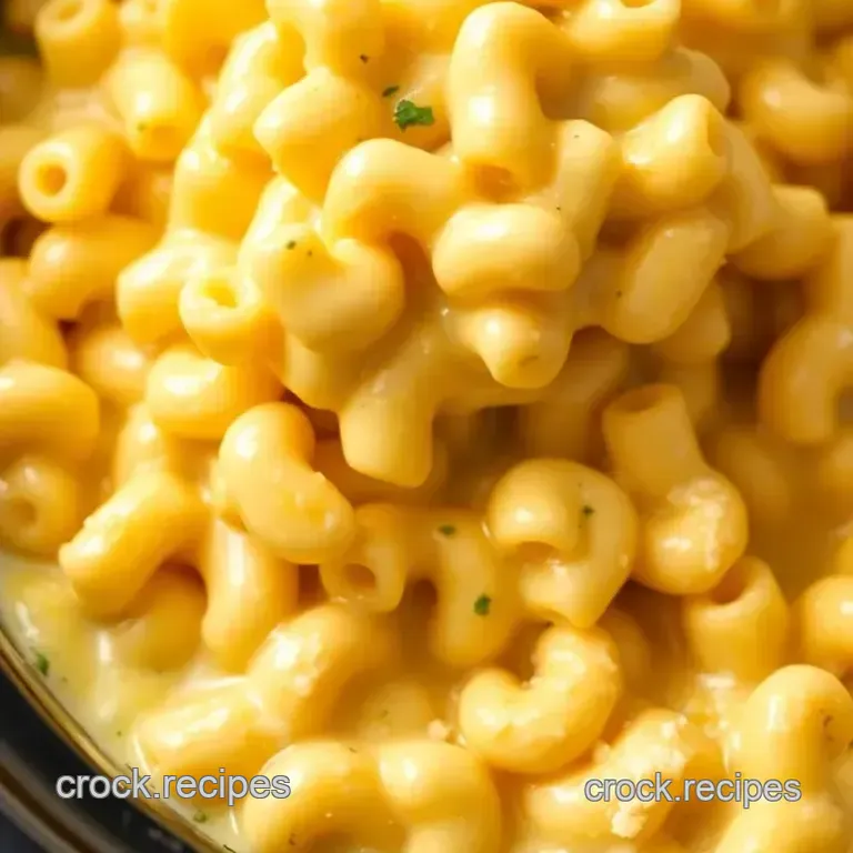 Gluten-Free Crock Pot Macaroni and Cheese presentation