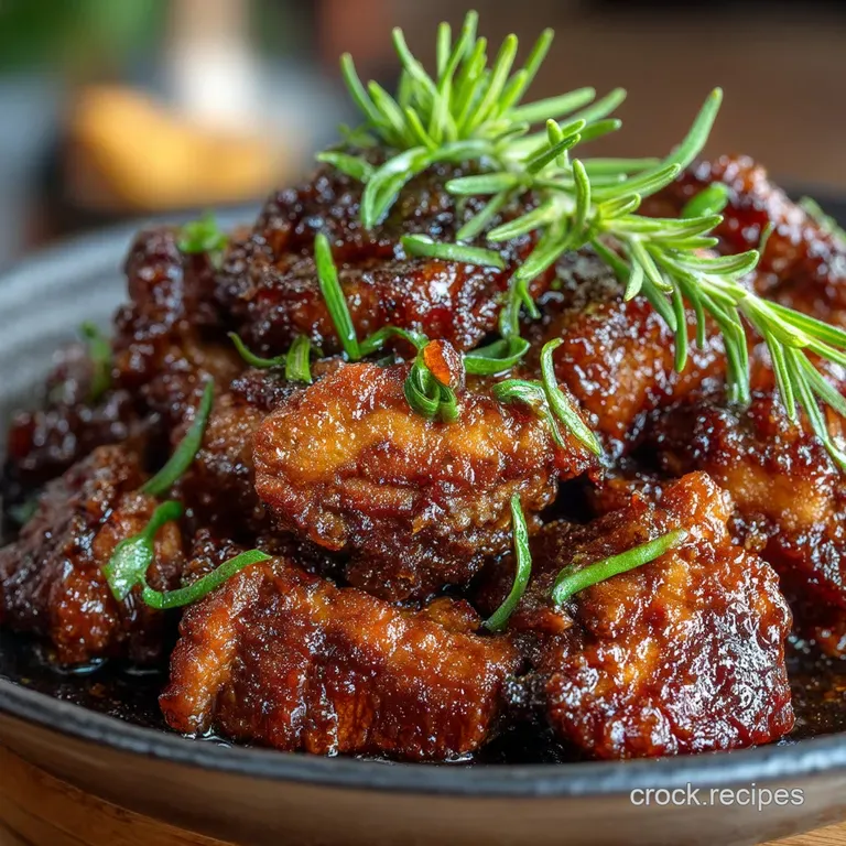SlowCooker Sticky Fingers The Ultimate Honey Bourbon Chicken