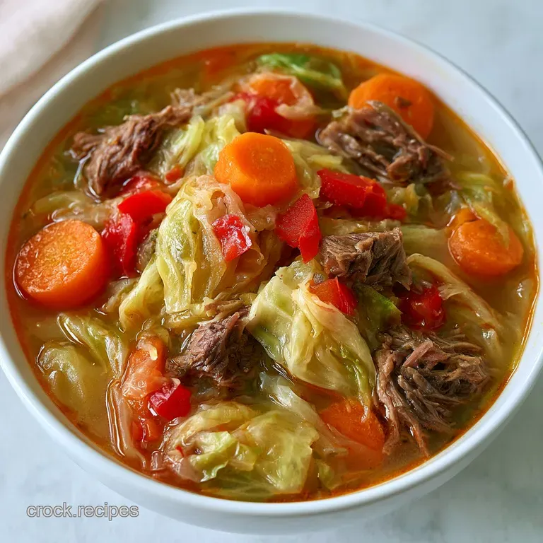 Crock Pot Unstuffed Cabbage Soup: Hearty and Savory