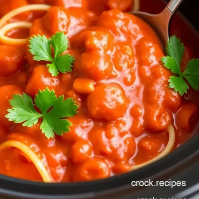 Crock Pot Vodka Sauce | Easy & Creamy Delight presentation