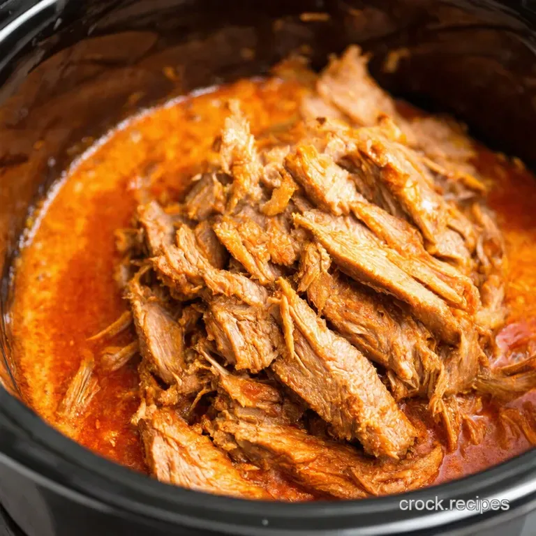 CrockPot Carnitas Authentic Mexican Pulled Pork presentation
