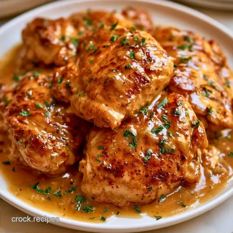Homemade Crockpot Chicken and Gravy