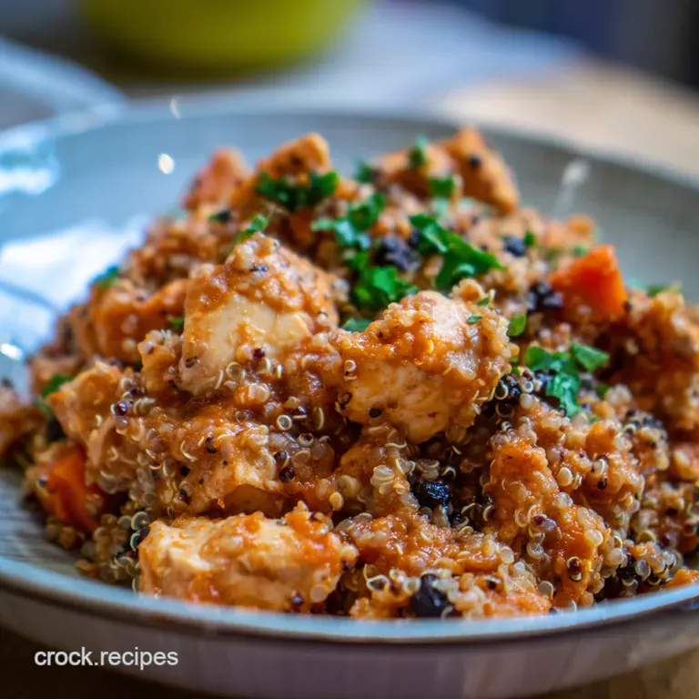Crockpot Chicken & Quinoa Bowl