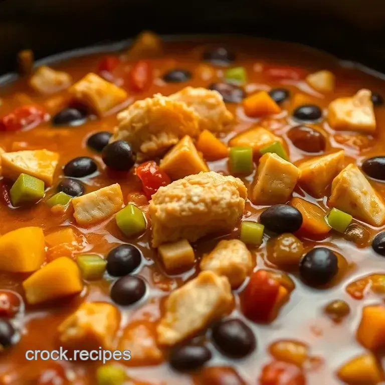 Crockpot Chicken Tortilla Soup