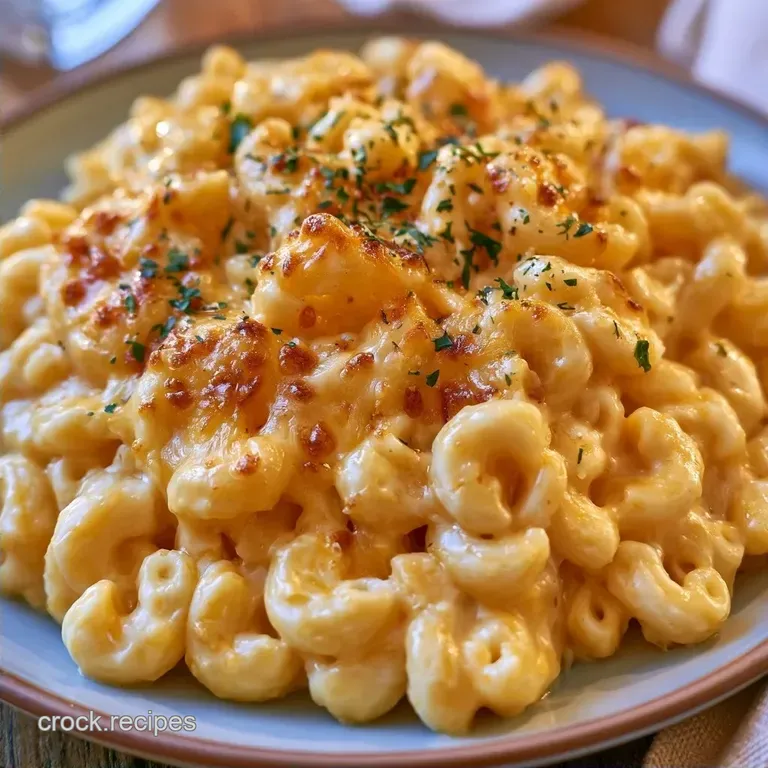 Ultra-Creamy Crockpot Cream Cheese Mac and Cheese