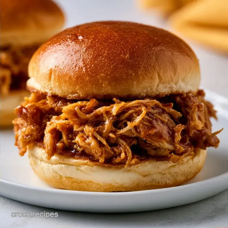 Crockpot Summer Sliders with BBQ Glaze