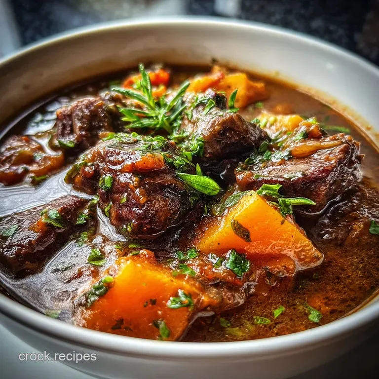 Crockpot Sweet Potato Beef Stew: Tender & Velvety