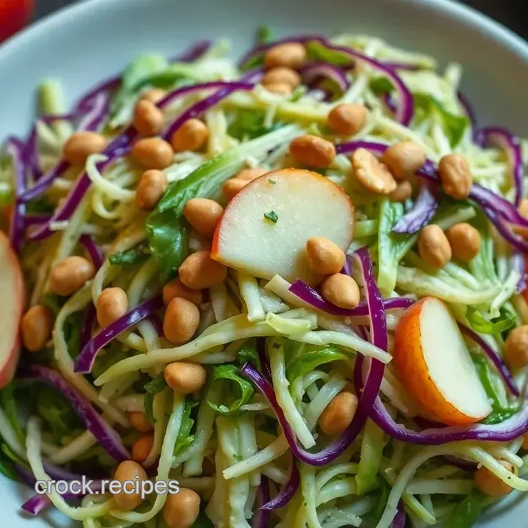 Crunchy Cabbage Salad with Apple and Hazelnuts