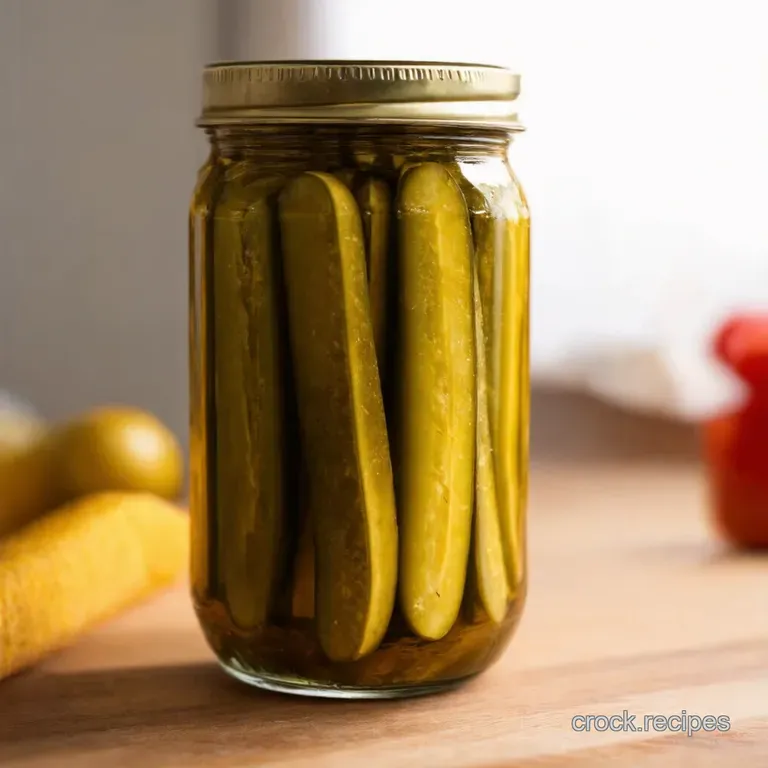Crunchy Quick Fridge Pickles (No Canning Required!) presentation