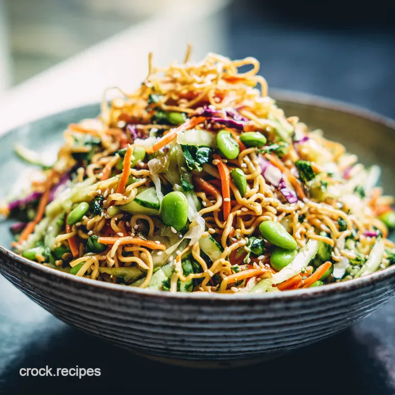 Crunchy Ramen Noodle Asian Salad A Flavor Fiesta
