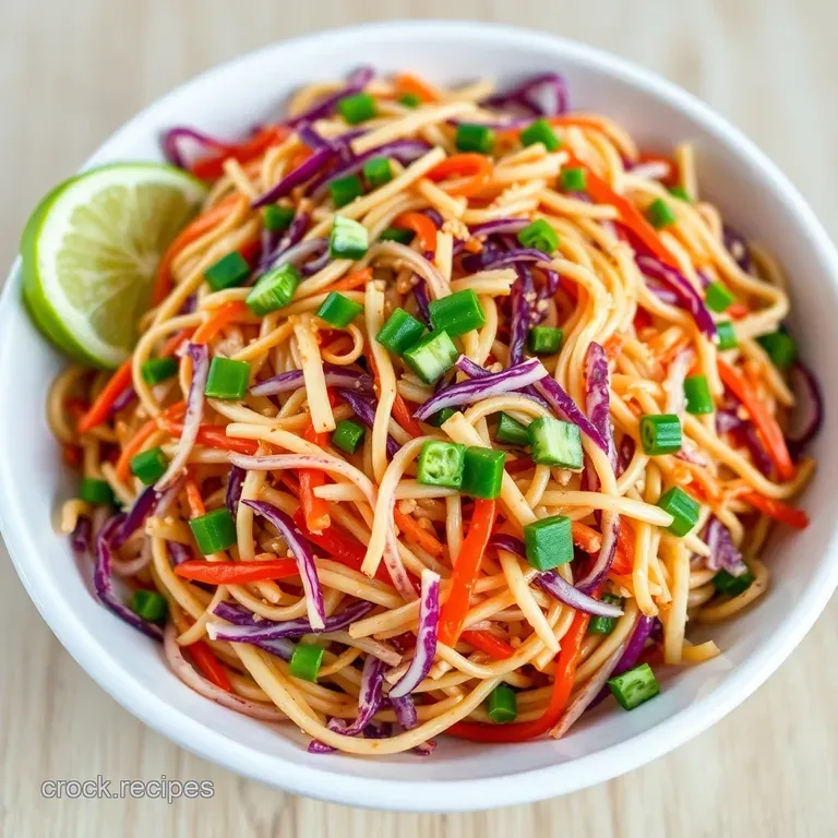 Crunchy Ramen Noodle Salad with Sesame-Ginger Vinaigrette
