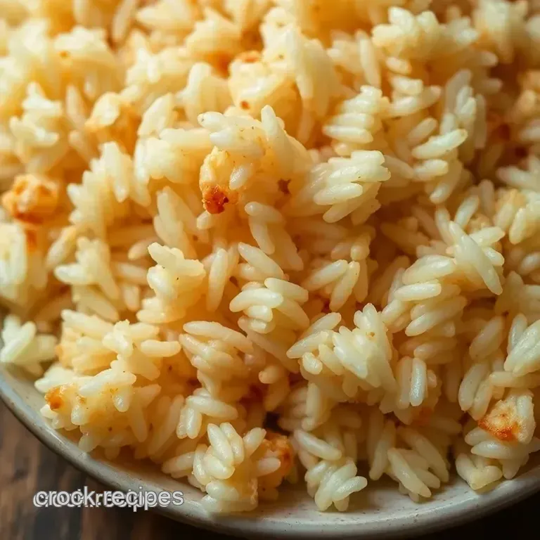Crunchy Rice Crisps with Sweet and Savory Flavor presentation