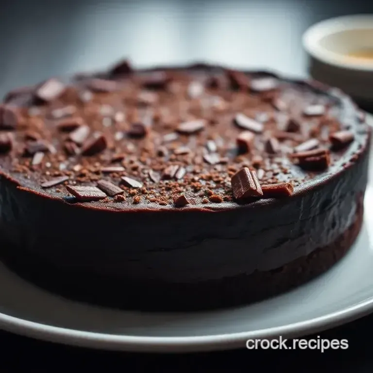 Decadent Dark Chocolate Torte