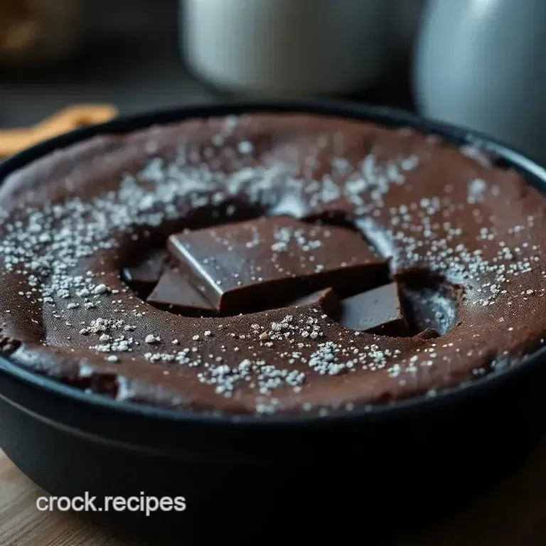 Decadent Dutch Oven Chocolate Lava Cake
