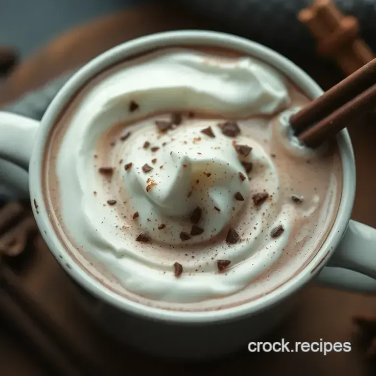 Decadent Hot Chocolate with Whipped Cream