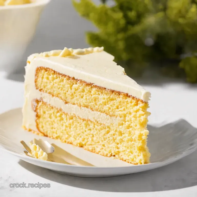 Decadent White Chocolate Dream Cake
