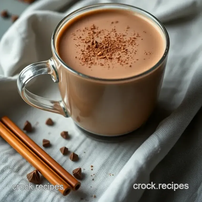 Decadent Yet Nourishing Hot Cocoa presentation