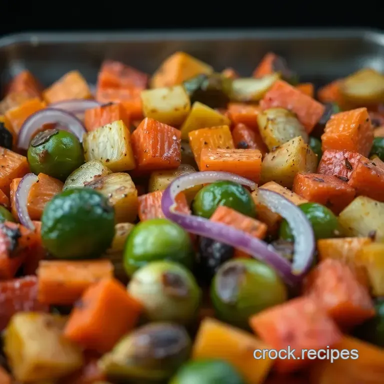 Delicious Caraway Seed-Infused Roasted Vegetables presentation