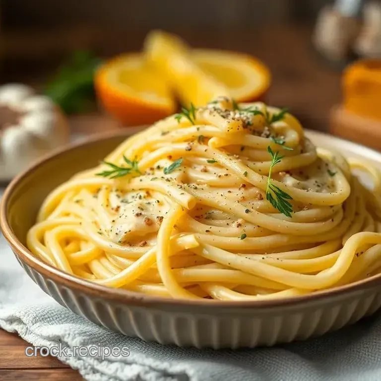 Creamy Garlic Pasta - Quick & Easy Recipe