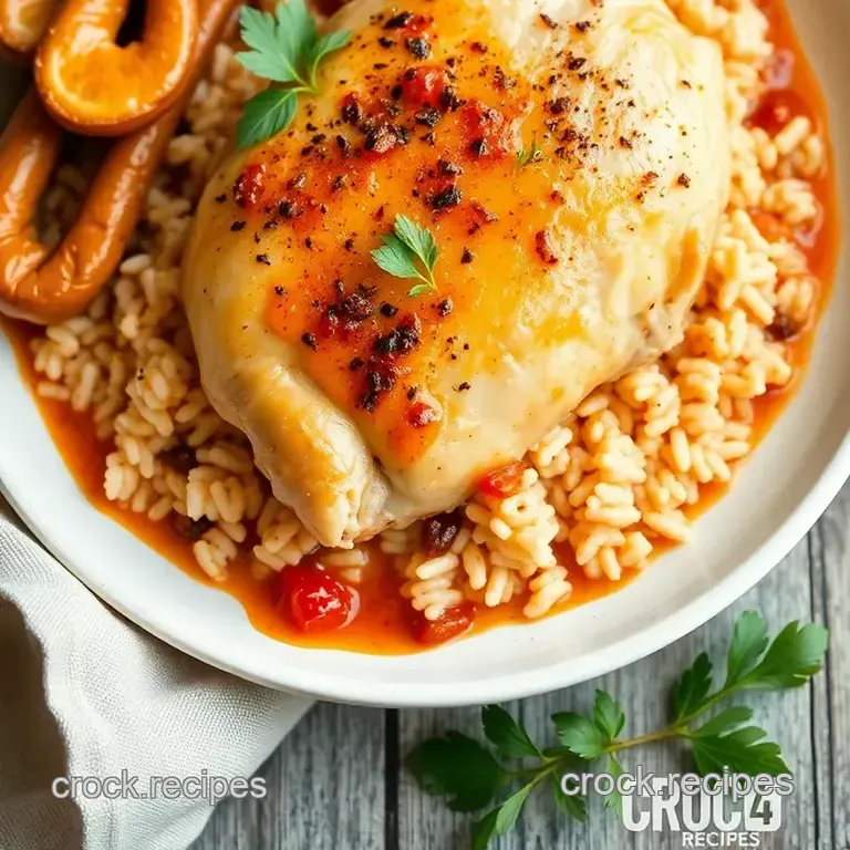 Bake Chicken with Rice & Italian Flavors presentation