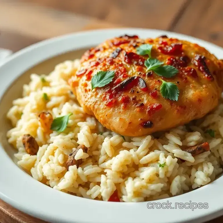 Bake Chicken with Rice & Italian Flavors