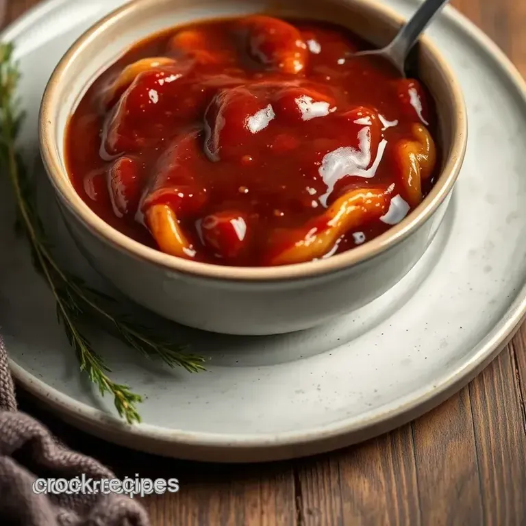 Sautéed Red Wine Gravy - Rich & Savory Sauce presentation