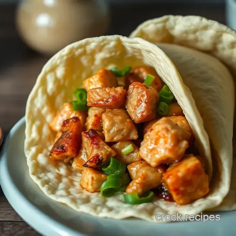 Deliciously Daring Asian Chicken Wraps