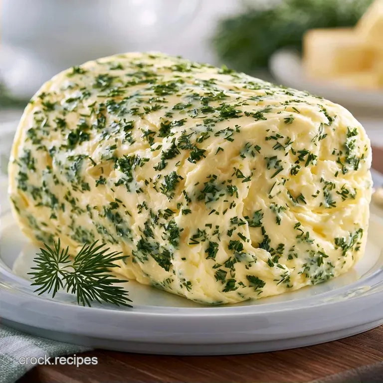Dill Compound Butter with Fresh Lemon