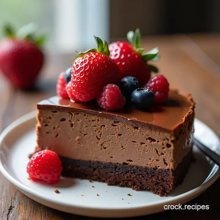 Double Chocolate Espresso Dream Cheesecake