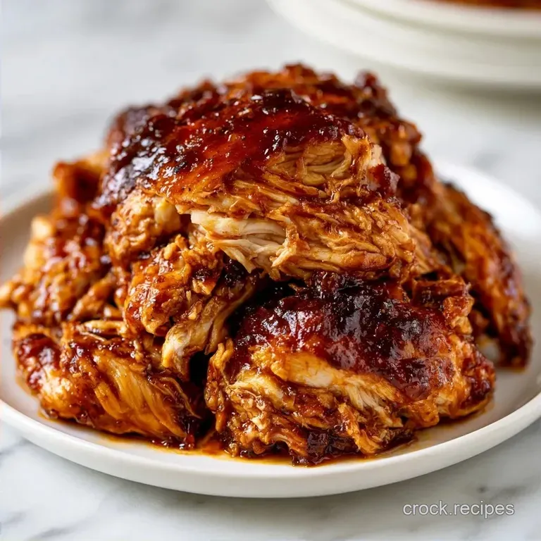 Slow-Cooked Dr Pepper Pulled Chicken