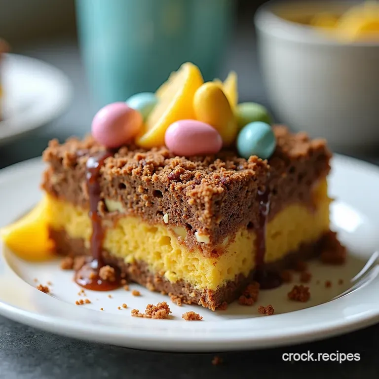 Easter Extravaganza 7Layer Dirt Cake Casserole
