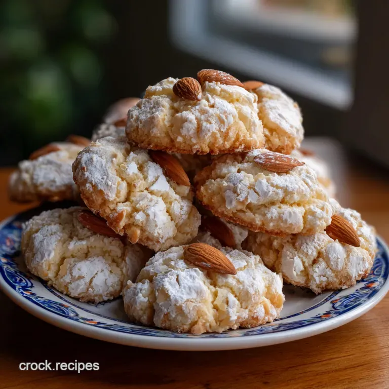Almond Cloud Cookies Recipe Easy Almond Desserts G: Light Chewy presentation