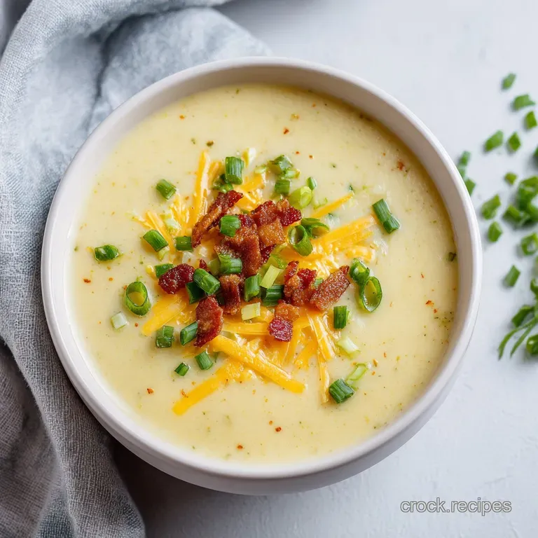 Easy Baked Potato Soup: Silky & Loaded