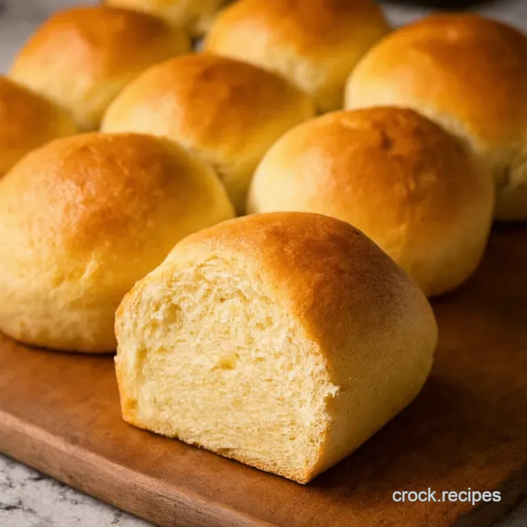 Easy Breezy Buttery Dinner Rolls presentation