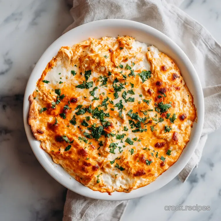 Buffalo Chicken Dip: Creamy and Tangy