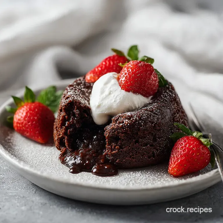 A generous slice of rich chocolate cake, topped with a swirl of whipped cream and a sprinkle of cocoa powder.