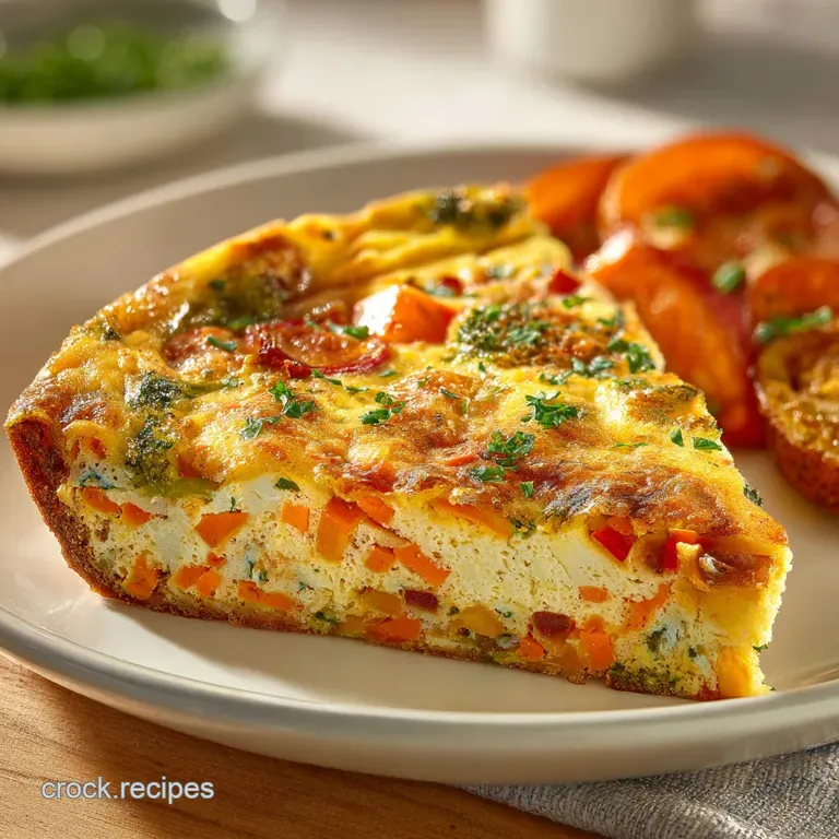 Feta and Pepper Frittata: Silky and Creamy