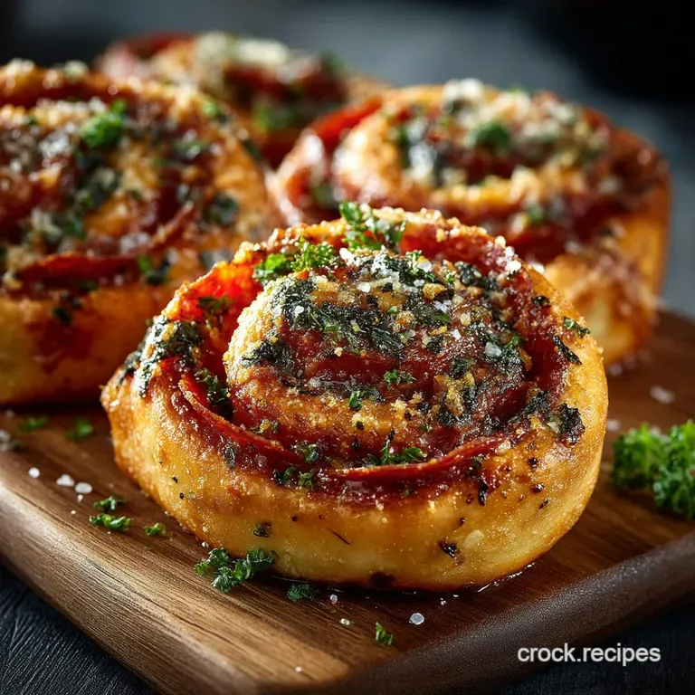 Italian Pepperoni Pinwheels The Absolute Corker presentation